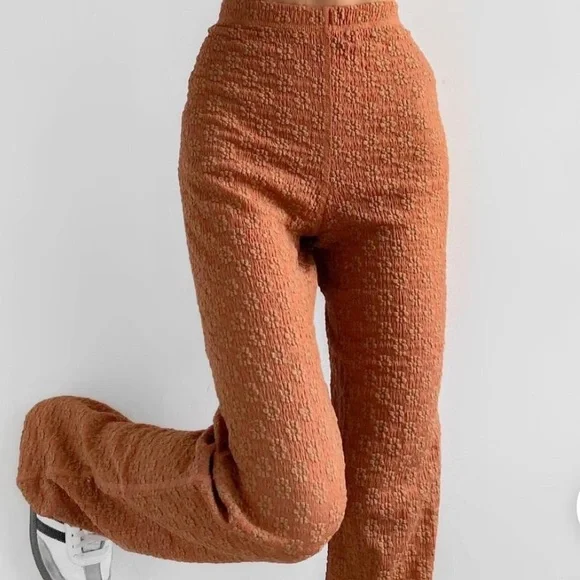 Free People FP One Ona Lace Flare Pants - Picture 2 of 4